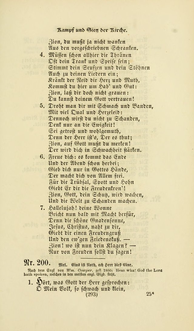 Deutsches Gesangbuch: eine auswahl geistlicher Lieder aus allen Zeiten der Christlichen Kirche page 290