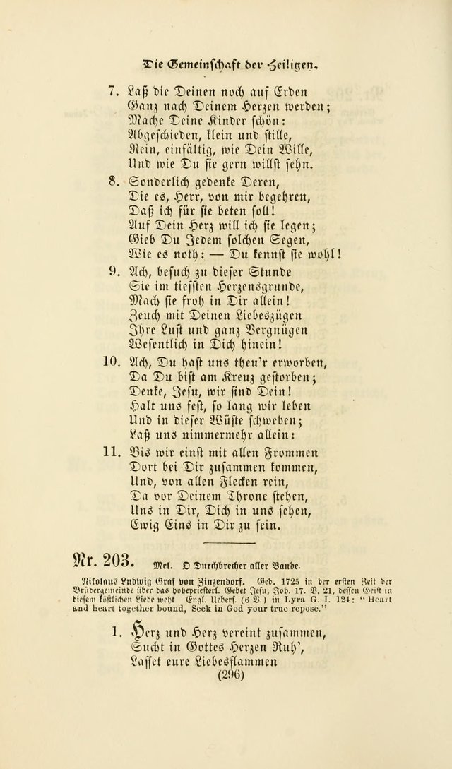 Deutsches Gesangbuch: eine auswahl geistlicher Lieder aus allen Zeiten der Christlichen Kirche page 293