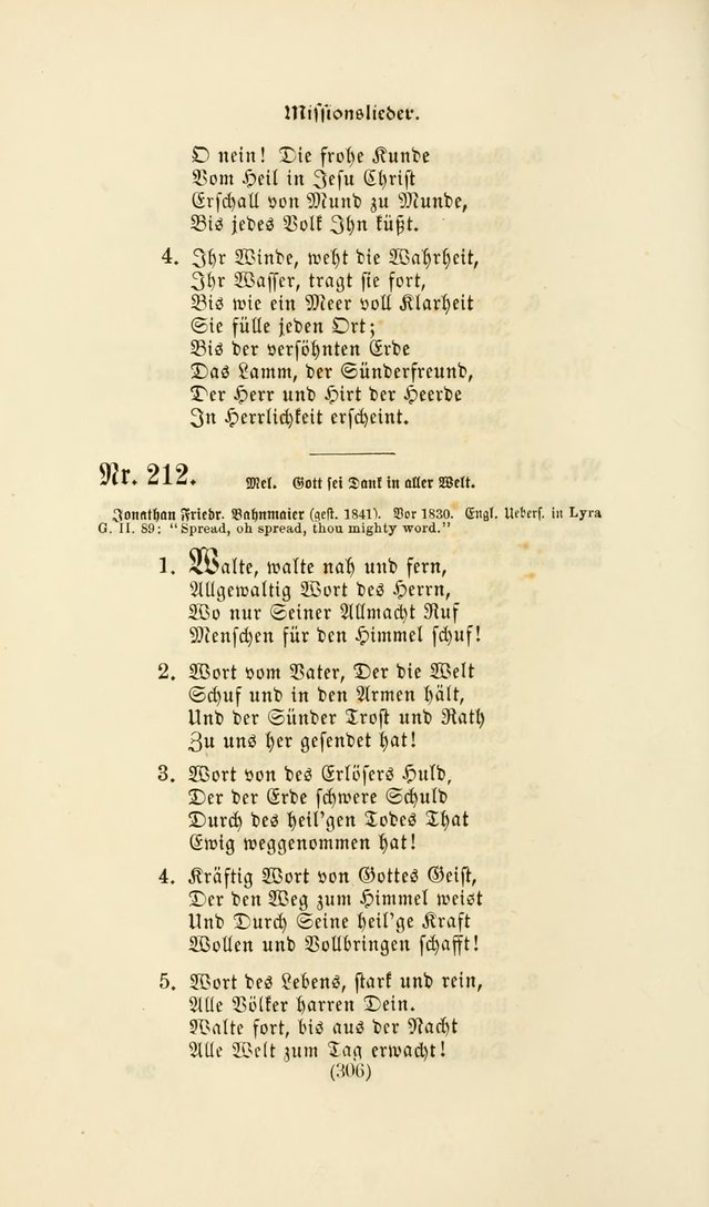 Deutsches Gesangbuch: eine auswahl geistlicher Lieder aus allen Zeiten der Christlichen Kirche page 303