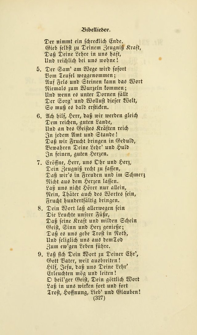 Deutsches Gesangbuch: eine auswahl geistlicher Lieder aus allen Zeiten der Christlichen Kirche page 324