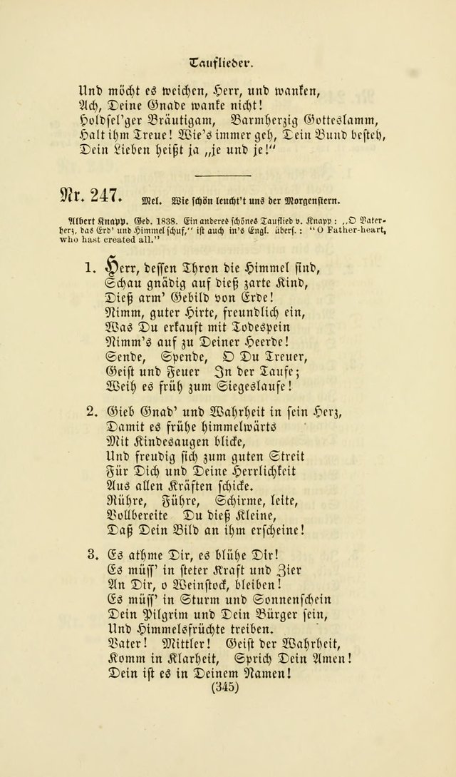 Deutsches Gesangbuch: eine auswahl geistlicher Lieder aus allen Zeiten der Christlichen Kirche page 342