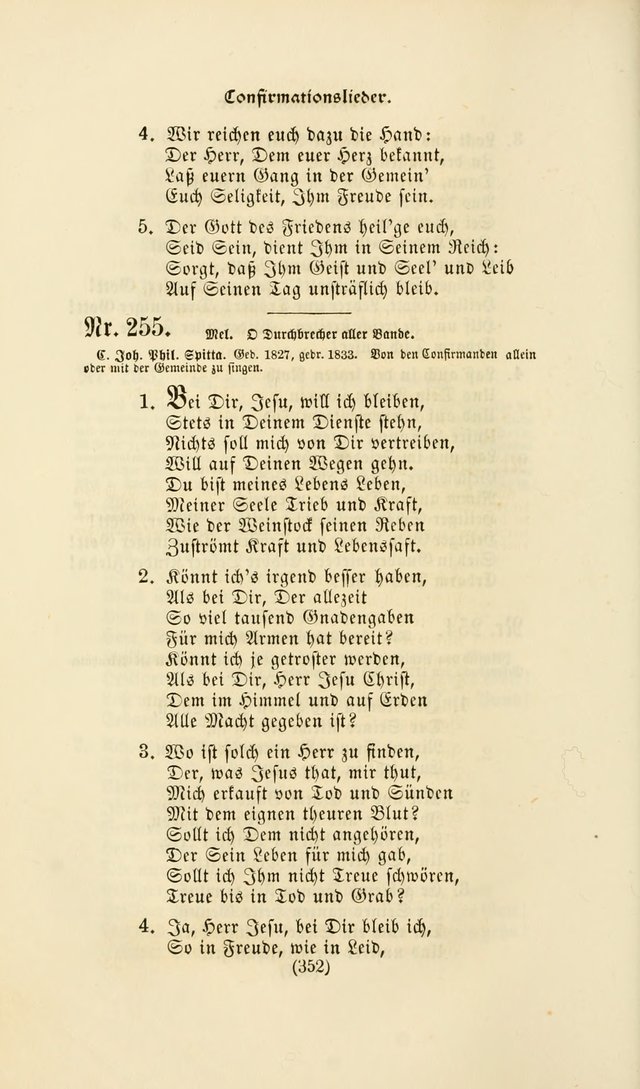 Deutsches Gesangbuch: eine auswahl geistlicher Lieder aus allen Zeiten der Christlichen Kirche page 349