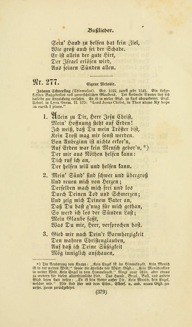 Deutsches Gesangbuch: eine auswahl geistlicher Lieder aus allen Zeiten der Christlichen Kirche page 376