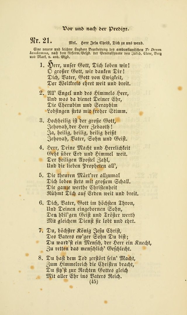 Deutsches Gesangbuch: eine auswahl geistlicher Lieder aus allen Zeiten der Christlichen Kirche page 42