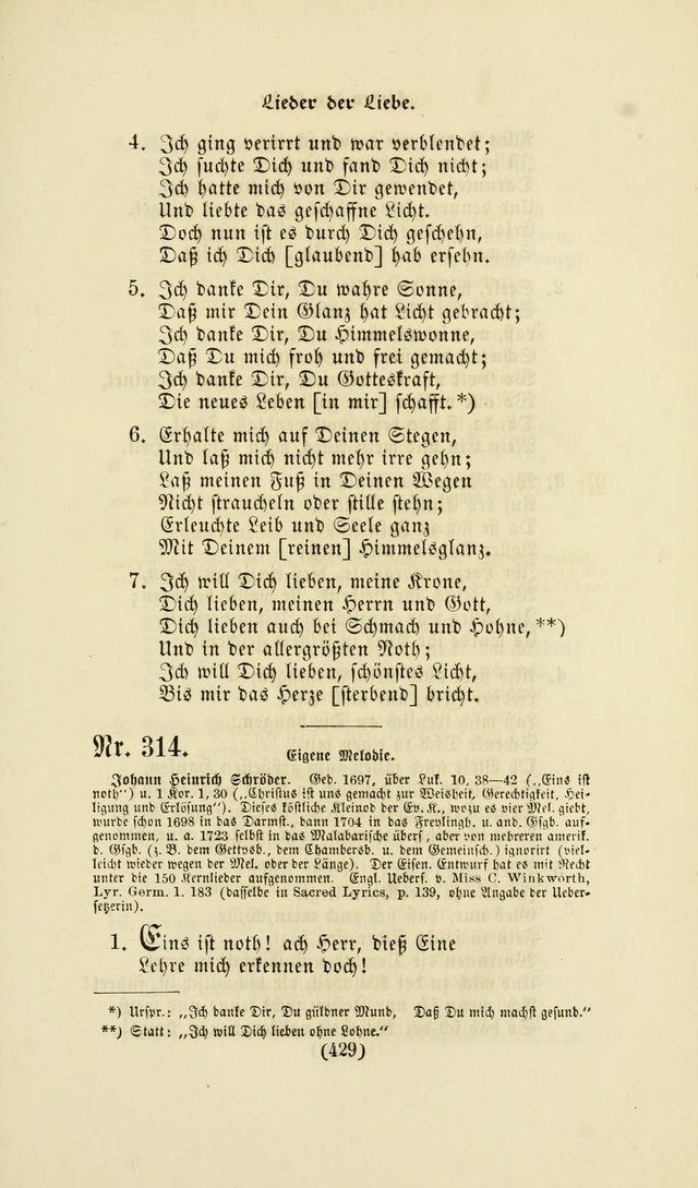 Deutsches Gesangbuch: eine auswahl geistlicher Lieder aus allen Zeiten der Christlichen Kirche page 426