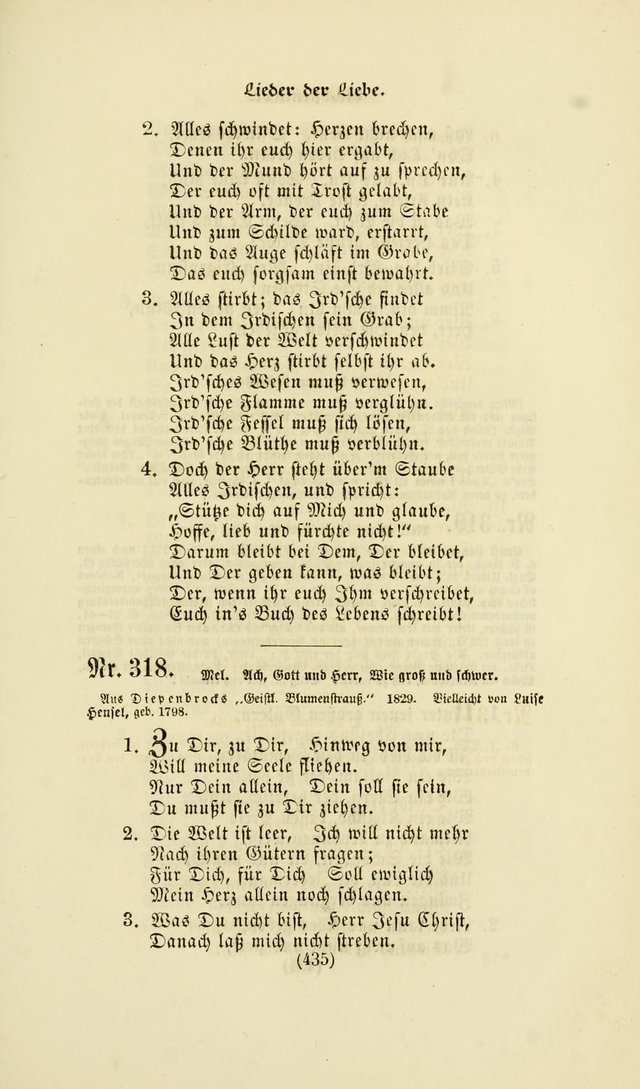 Deutsches Gesangbuch: eine auswahl geistlicher Lieder aus allen Zeiten der Christlichen Kirche page 432