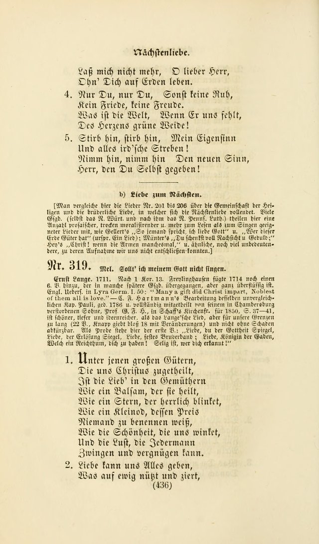 Deutsches Gesangbuch: eine auswahl geistlicher Lieder aus allen Zeiten der Christlichen Kirche page 433