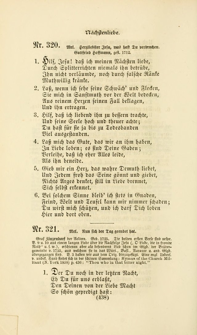 Deutsches Gesangbuch: eine auswahl geistlicher Lieder aus allen Zeiten der Christlichen Kirche page 435