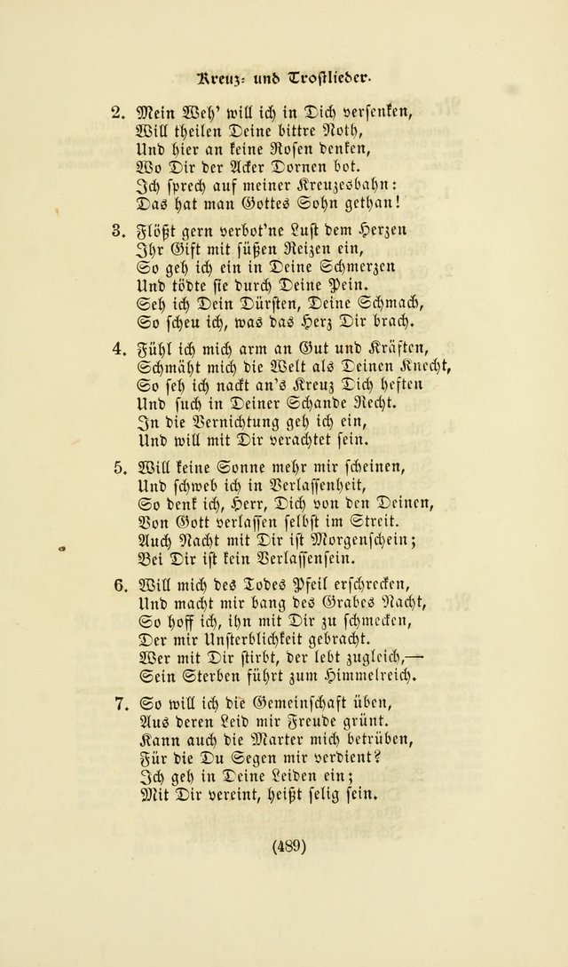 Deutsches Gesangbuch: eine auswahl geistlicher Lieder aus allen Zeiten der Christlichen Kirche page 486