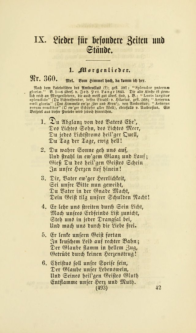 Deutsches Gesangbuch: eine auswahl geistlicher Lieder aus allen Zeiten der Christlichen Kirche page 490