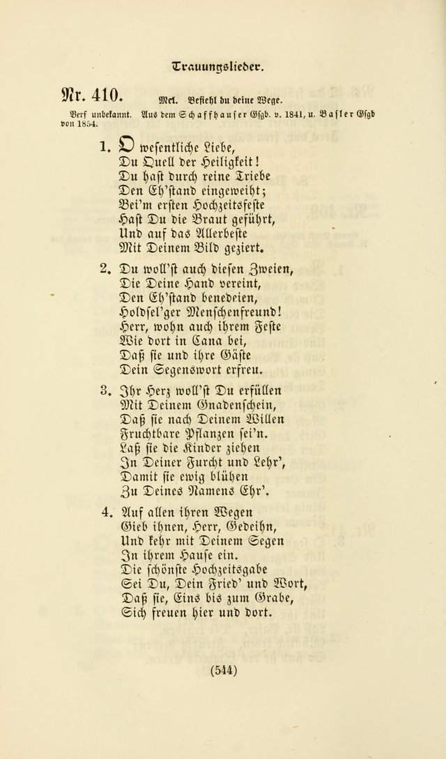 Deutsches Gesangbuch: eine auswahl geistlicher Lieder aus allen Zeiten der Christlichen Kirche page 541