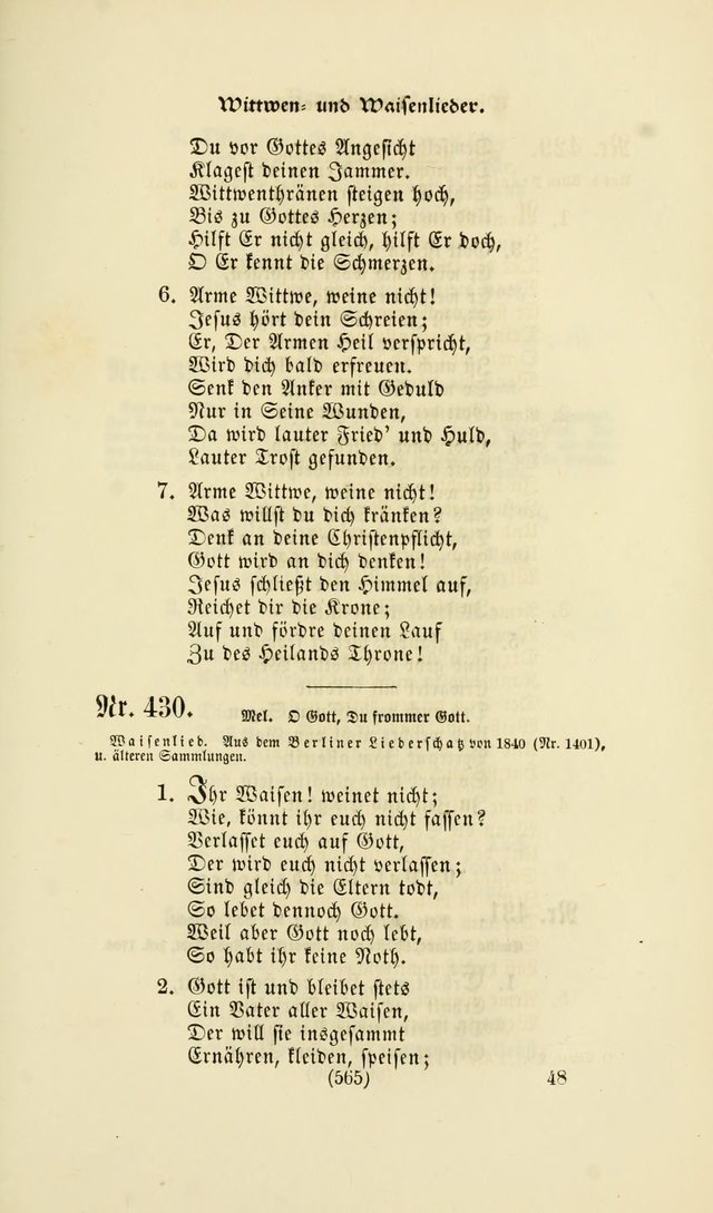 Deutsches Gesangbuch: eine auswahl geistlicher Lieder aus allen Zeiten der Christlichen Kirche page 562