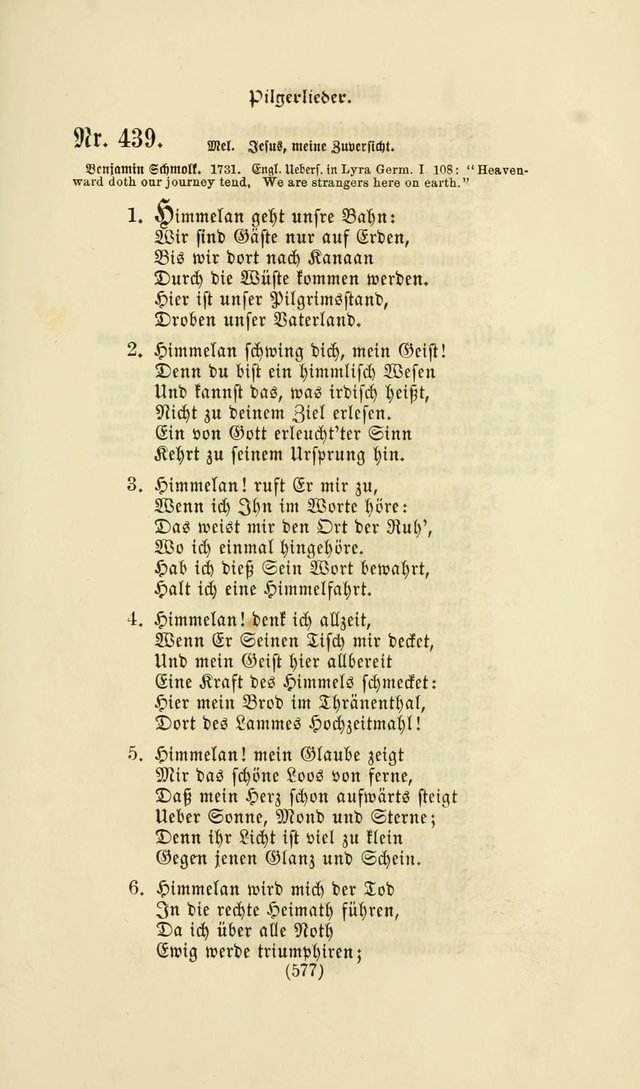 Deutsches Gesangbuch: eine auswahl geistlicher Lieder aus allen Zeiten der Christlichen Kirche page 574