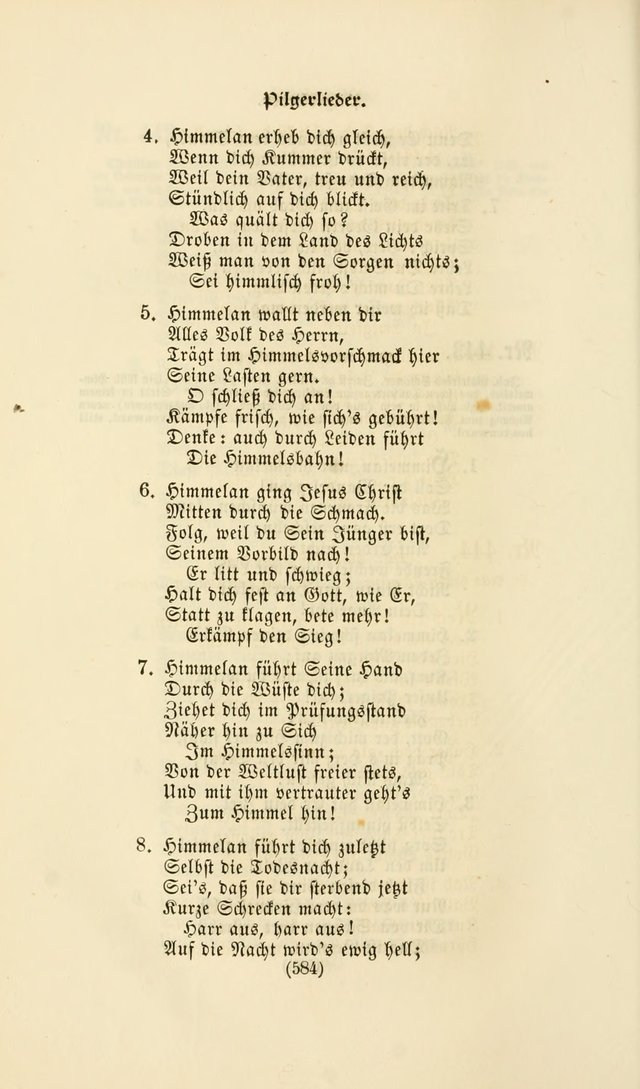 Deutsches Gesangbuch: eine auswahl geistlicher Lieder aus allen Zeiten der Christlichen Kirche page 581