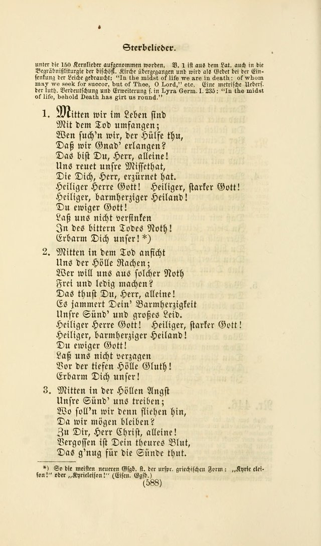 Deutsches Gesangbuch: eine auswahl geistlicher Lieder aus allen Zeiten der Christlichen Kirche page 585