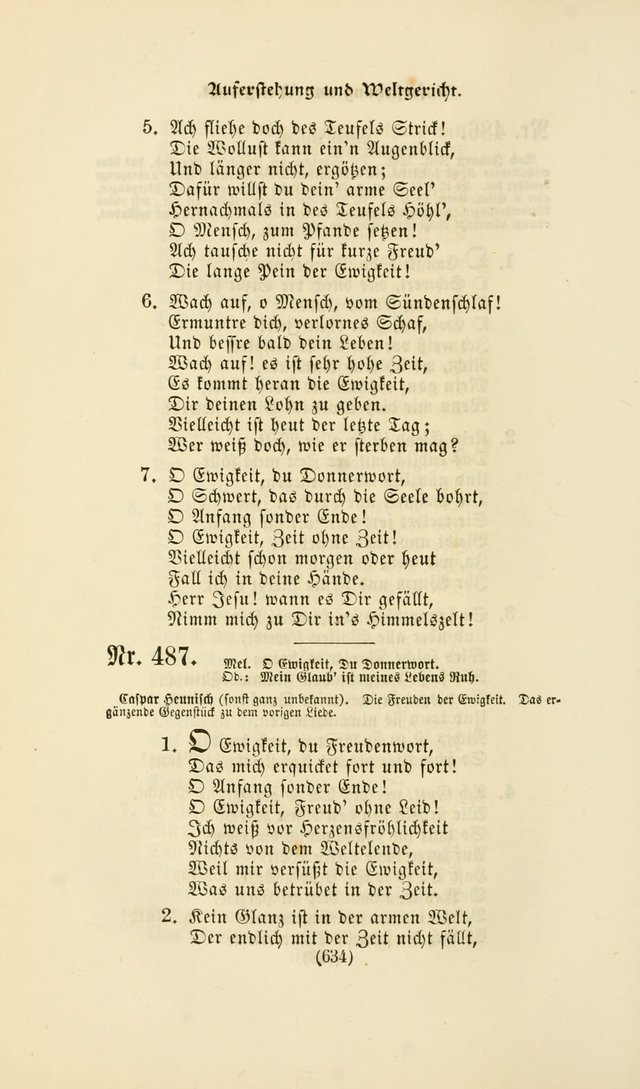 Deutsches Gesangbuch: eine auswahl geistlicher Lieder aus allen Zeiten der Christlichen Kirche page 631