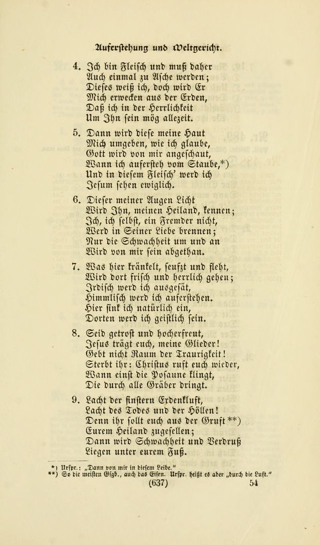 Deutsches Gesangbuch: eine auswahl geistlicher Lieder aus allen Zeiten der Christlichen Kirche page 634