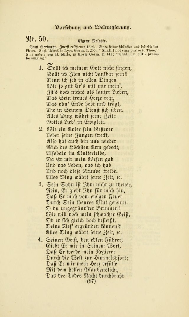 Deutsches Gesangbuch: eine auswahl geistlicher Lieder aus allen Zeiten der Christlichen Kirche page 84