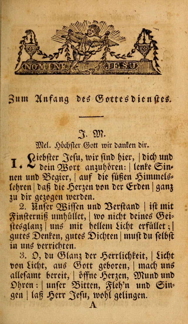 Das neu eingerichtete Gesang-buch: bestehend aus einer Sammlung der besten Lieder, zum gebrauch des öffentlichen Deutschen Gottesdienstes