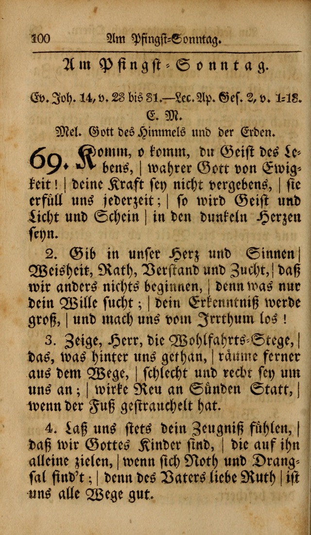 Das neu eingerichtete Gesang-buch: bestehend aus einer Sammlung der besten Lieder, zum gebrauch des öffentlichen Deutschen Gottesdienstes