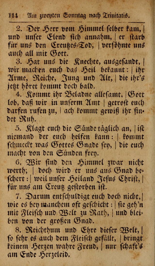 Das neu eingerichtete Gesang-buch: bestehend aus einer Sammlung der besten Lieder, zum gebrauch des öffentlichen Deutschen Gottesdienstes