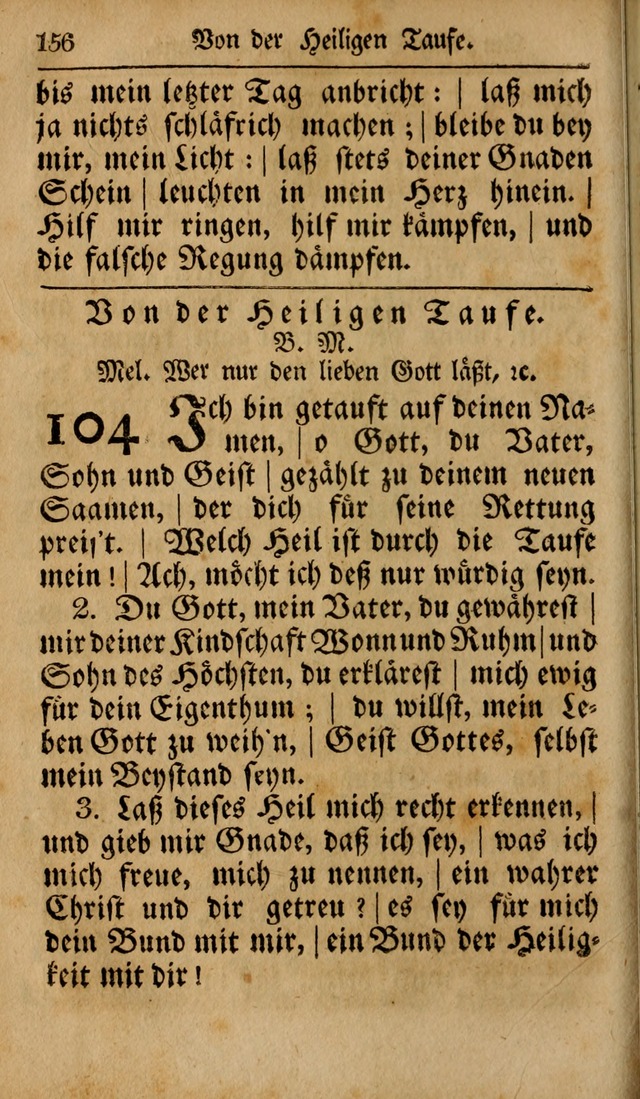 Das neu eingerichtete Gesang-buch: bestehend aus einer Sammlung der besten Lieder, zum gebrauch des öffentlichen Deutschen Gottesdienstes