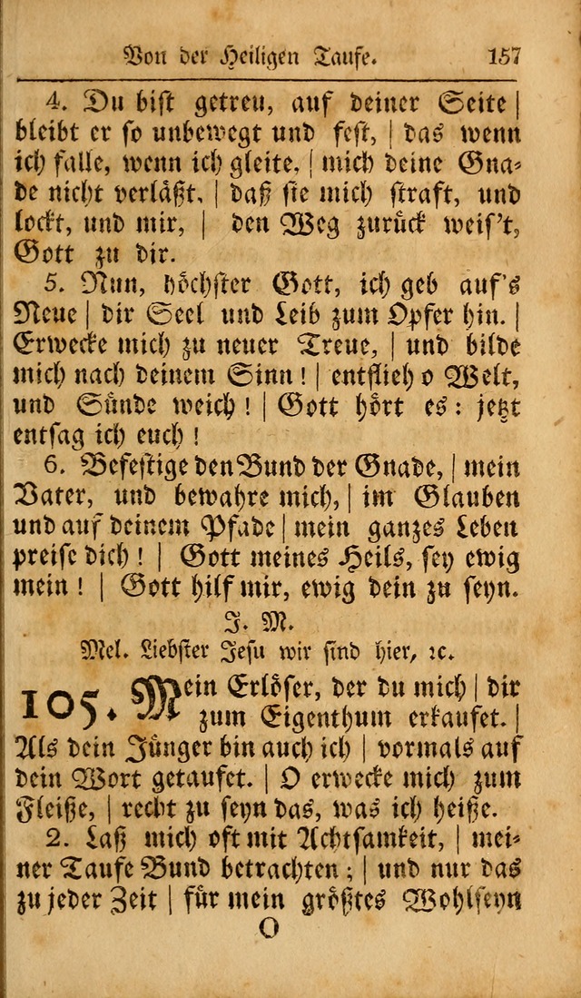 Das neu eingerichtete Gesang-buch: bestehend aus einer Sammlung der besten Lieder, zum gebrauch des öffentlichen Deutschen Gottesdienstes