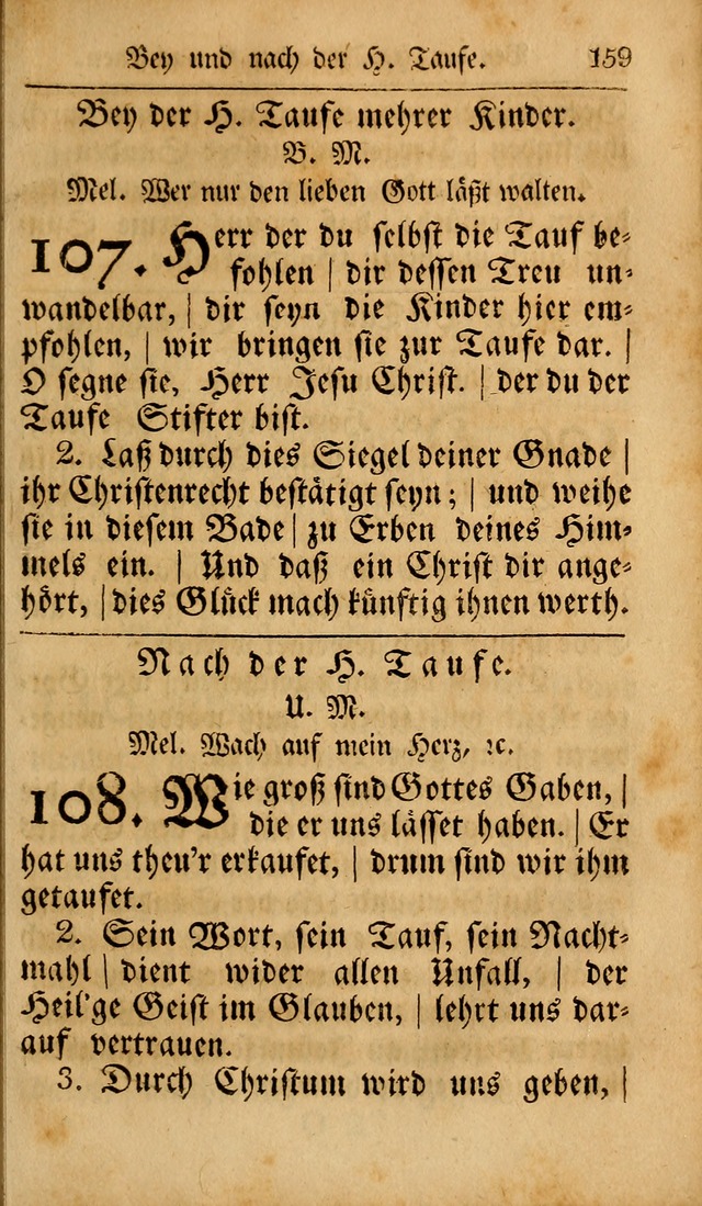 Das neu eingerichtete Gesang-buch: bestehend aus einer Sammlung der besten Lieder, zum gebrauch des öffentlichen Deutschen Gottesdienstes