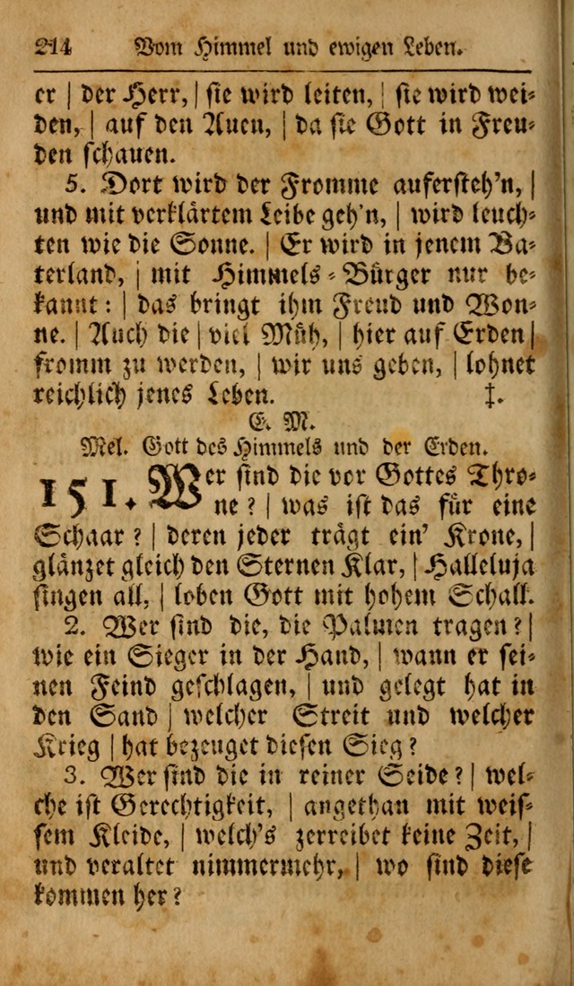 Das neu eingerichtete Gesang-buch: bestehend aus einer Sammlung der besten Lieder, zum gebrauch des öffentlichen Deutschen Gottesdienstes