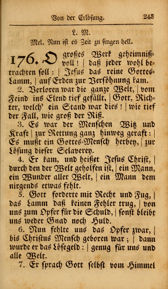 Das neu eingerichtete Gesang-buch: bestehend aus einer Sammlung der besten Lieder, zum gebrauch des öffentlichen Deutschen Gottesdienstes