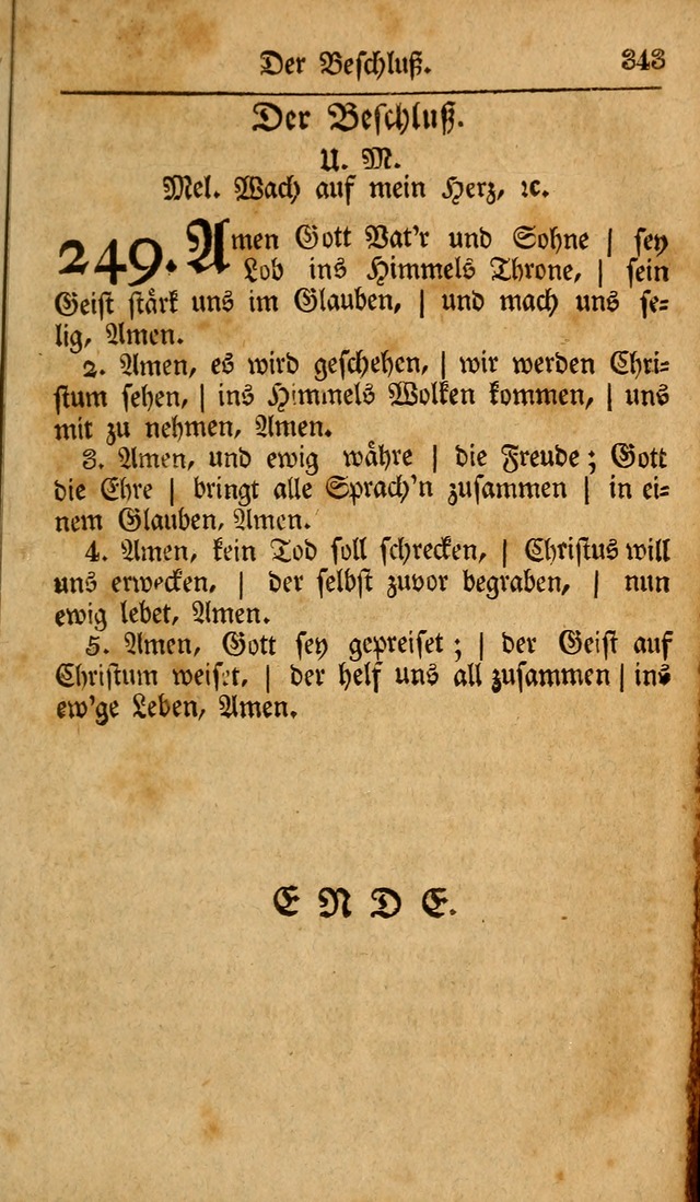 Das neu eingerichtete Gesang-buch: bestehend aus einer Sammlung der besten Lieder, zum gebrauch des öffentlichen Deutschen Gottesdienstes