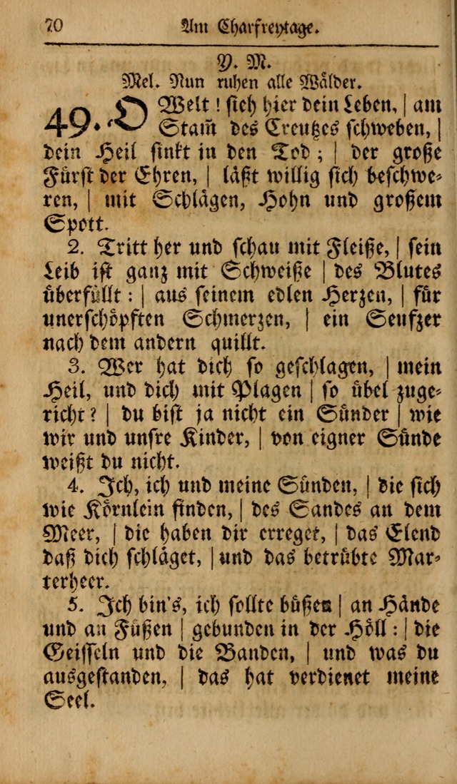 Das neu eingerichtete Gesang-buch: bestehend aus einer Sammlung der besten Lieder, zum gebrauch des öffentlichen Deutschen Gottesdienstes