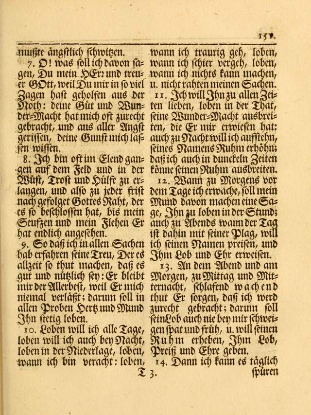 Das Gesäng Der einsamen und verlassenen Turtel-Taube, Nemlich der Christlichen Kirche: oder geistliche u. erfahrungs-volle liedens u. libes-gethöne, als darinnen bendes die volrkost der neuen welt... page 151