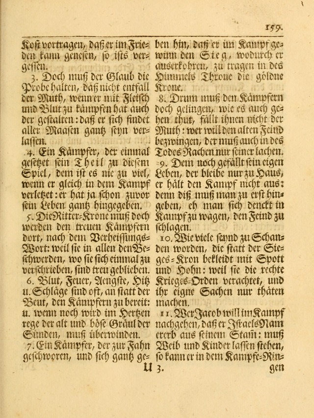 Das Gesäng Der einsamen und verlassenen Turtel-Taube, Nemlich der Christlichen Kirche: oder geistliche u. erfahrungs-volle liedens u. libes-gethöne, als darinnen bendes die volrkost der neuen welt... page 159