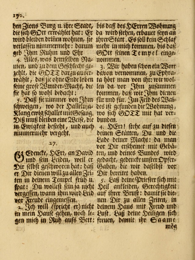 Das Gesäng Der einsamen und verlassenen Turtel-Taube, Nemlich der Christlichen Kirche: oder geistliche u. erfahrungs-volle liedens u. libes-gethöne, als darinnen bendes die volrkost der neuen welt... page 192