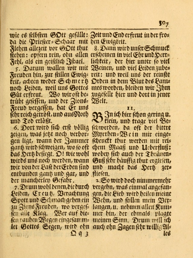 Das Gesäng Der einsamen und verlassenen Turtel-Taube, Nemlich der Christlichen Kirche: oder geistliche u. erfahrungs-volle liedens u. libes-gethöne, als darinnen bendes die volrkost der neuen welt... page 307