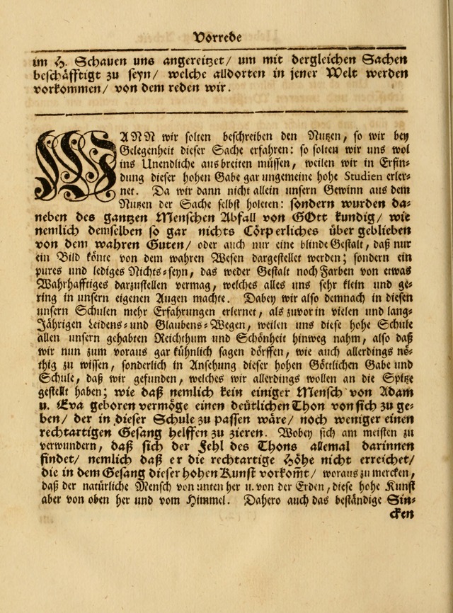 Das Gesäng Der einsamen und verlassenen Turtel-Taube, Nemlich der Christlichen Kirche: oder geistliche u. erfahrungs-volle liedens u. libes-gethöne, als darinnen bendes die volrkost der neuen welt... page xviii