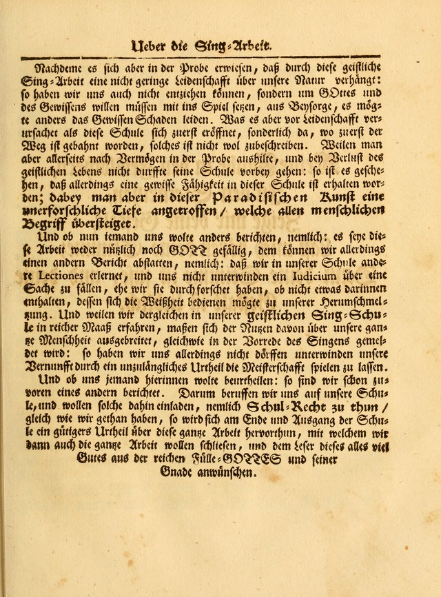 Das Gesäng Der einsamen und verlassenen Turtel-Taube, Nemlich der Christlichen Kirche: oder geistliche u. erfahrungs-volle liedens u. libes-gethöne, als darinnen bendes die volrkost der neuen welt... page xxvii