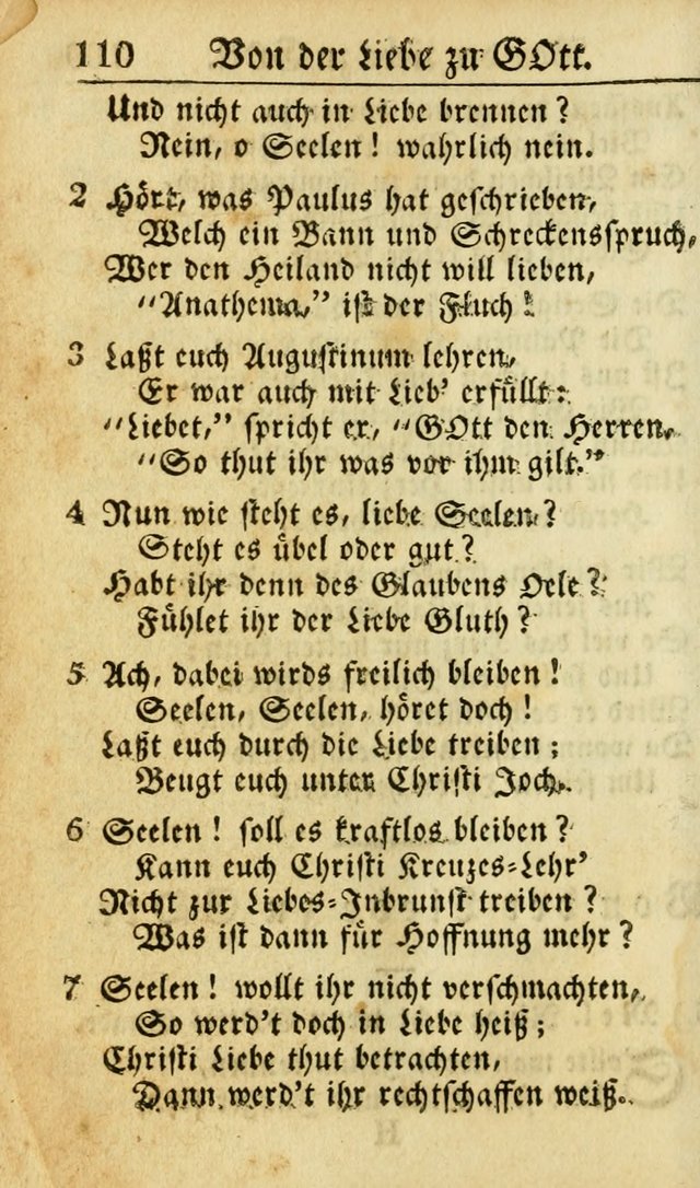 Die Geistliche Viole: oder, eine kleine Sammlung alter und neuer Geistreicher Lieder. 7th ed. page 121