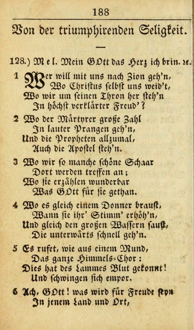 Die Geistliche Viole: oder, eine kleine Sammlung alter und neuer Geistreicher Lieder. 7th ed. page 199