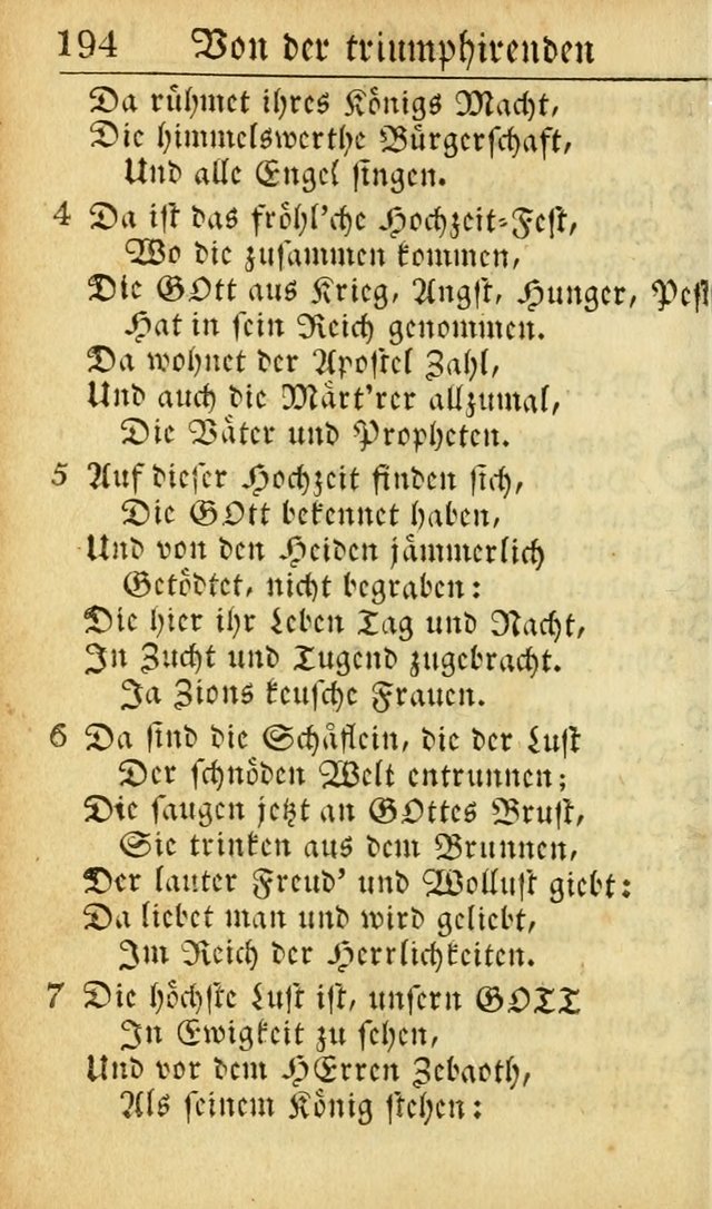 Die Geistliche Viole: oder, eine kleine Sammlung alter und neuer Geistreicher Lieder. 7th ed. page 205