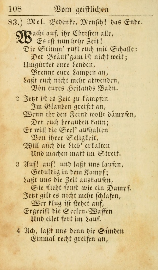 Die Geistliche Viole: oder, eine kleine Sammlung Geistreicher Lieder (10th ed.) page 117