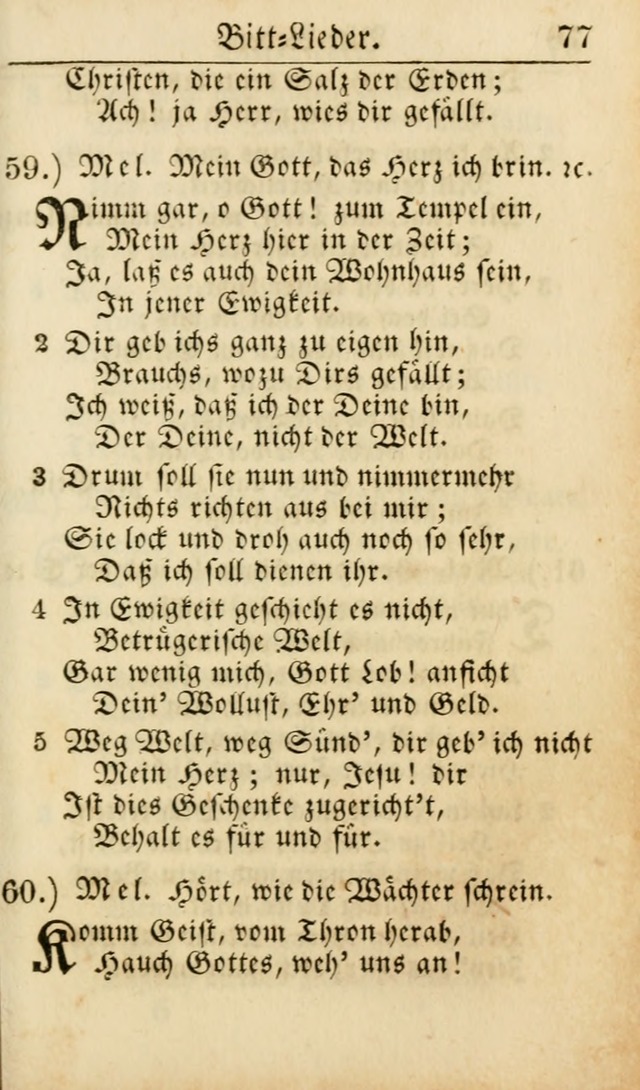 Die Geistliche Viole: oder, eine kleine Sammlung Geistreicher Lieder (10th ed.) page 86