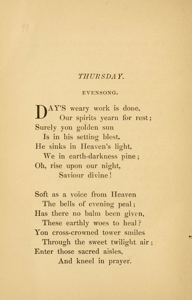 Daily Hymns: 32nd Anniversary of the Sunday Schools, St. John