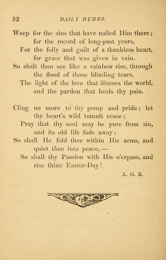 Daily Hymns: 32nd Anniversary of the Sunday Schools, St. John