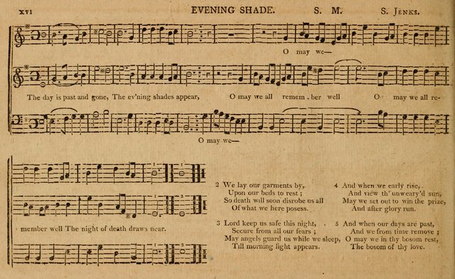 The Delights of Harmony; or, Norfolk Compiler: being a new collection of psalm tunes, hymns and anthems with a variety of set pieces, from the most approved American and European authors... page 16