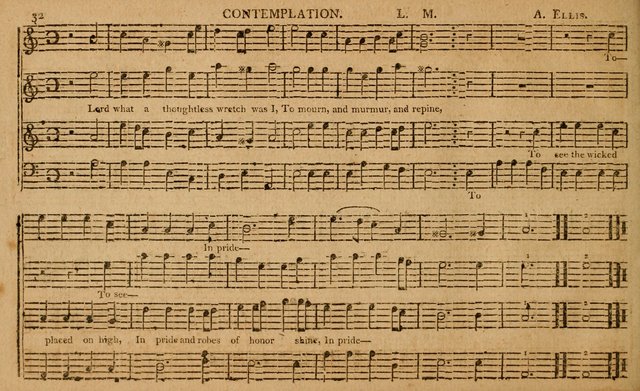 The Delights of Harmony; or, Norfolk Compiler: being a new collection of psalm tunes, hymns and anthems with a variety of set pieces, from the most approved American and European authors... page 32