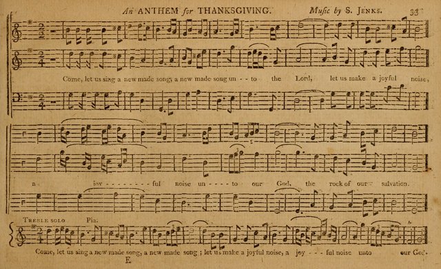 The Delights of Harmony; or, Norfolk Compiler: being a new collection of psalm tunes, hymns and anthems with a variety of set pieces, from the most approved American and European authors... page 33