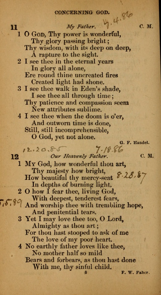 Devotional hymns: selected for public and social worship page 168