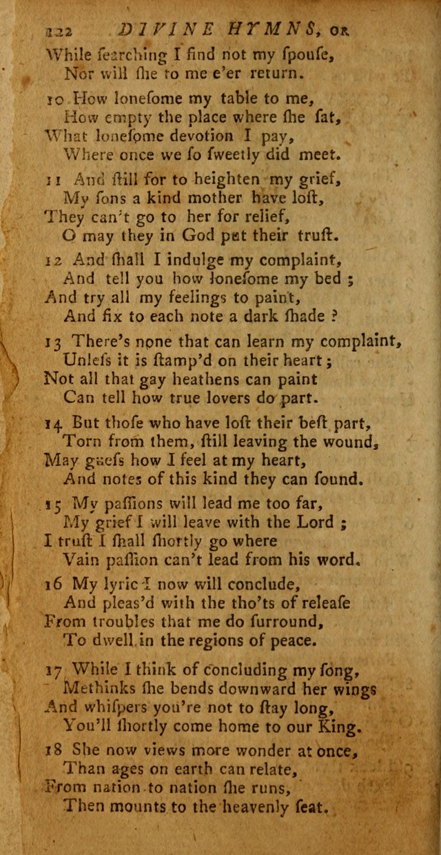 Divine Hymns, or Spiritual Songs: for the use of religious assemblies and private Christians (Latest and largest ed.) page 118